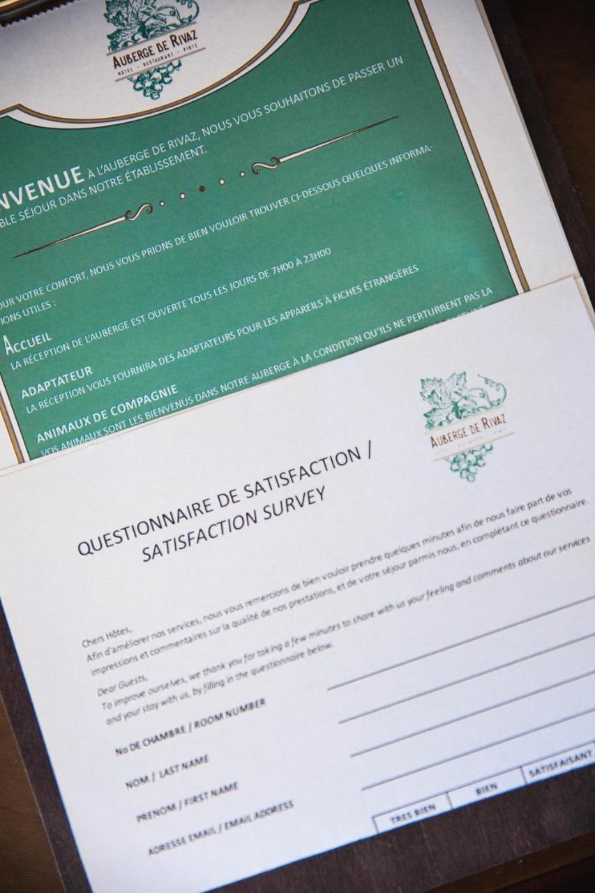 Auberge De Rivaz Экстерьер фото